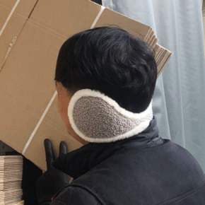 겨울귀마개 대형 등산 스키 귀돌이 귀마개 그레이
