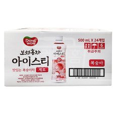 동원 보성홍차 아이스티 제로 복숭아 500ml x 24개입