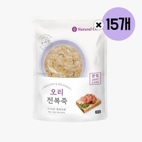 네츄럴코어 오리 전복죽(관절) 50g×15개 강아지죽 영양식 영양죽