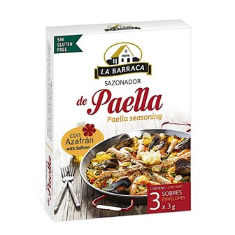  라바라카 드 파에야 시즈닝 La Barraca de Paella 3g 3개입 4개