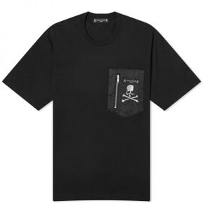 Mastermind 재팬 집 포켓 티셔츠 - 블랙 MJ24E12-TS111-BLK