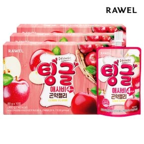 팅글 곤약젤리 애사비 사과식초 3박스 (80g x 30팩)