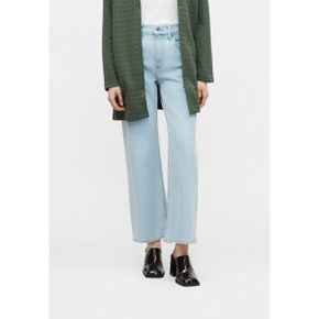 Abercrombie  Fitch 애버크롬비 앤 피치 로즈 자수 - 여유로운 핏 청바지 연한 파란색 7606351
