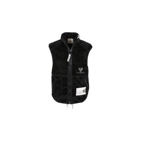 MAISON MIHARA YASUHIRO 메종미하라야스히로 남성 플리스 조끼 A15VT602 BLACK