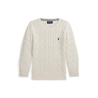 폴로 랄프 로렌 폴로 키즈 남아 2-7세 케이블 니트 코튼 스웨터(CWPOSWEB6820575101)