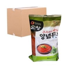 청정원 순창 양념듬뿍 쌈장 (비닐) 900g 8입 (박스)
