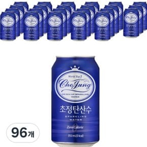 초정탄산수 플레인, 350ml, 96개