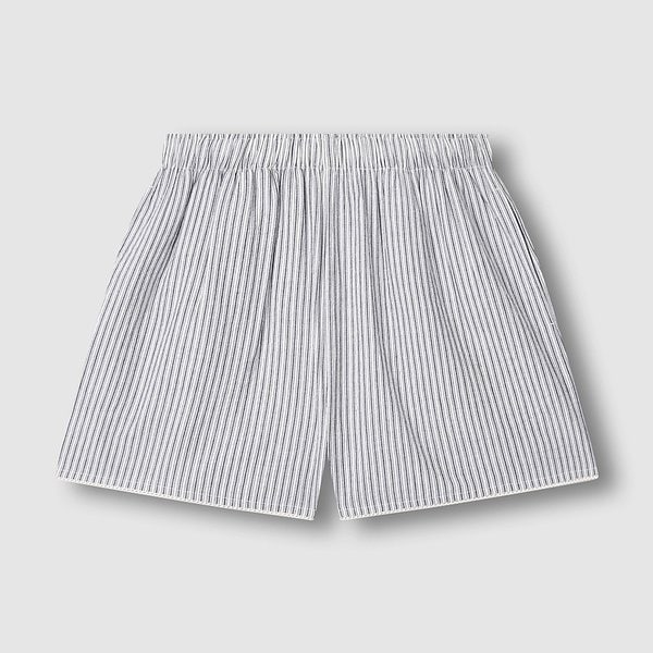 여 시어서커 셔링 3부 파자마 팬츠 J206202077057