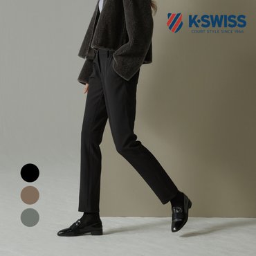  K-SWISS 여성 스판 기모 본딩 바지