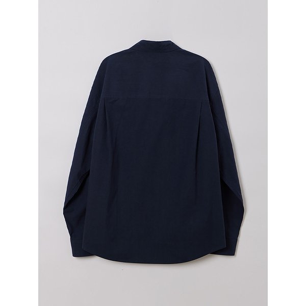 MAN WASHED COTTON SHIRTS DEEP NAVY