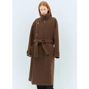 24 FW 르메르 여성 Wrap Wool Coat lem0258002brn 112558716