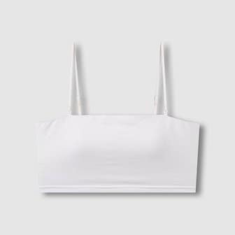 JAJU 여 코튼 모달 튜브 크롭브라 J406201002001