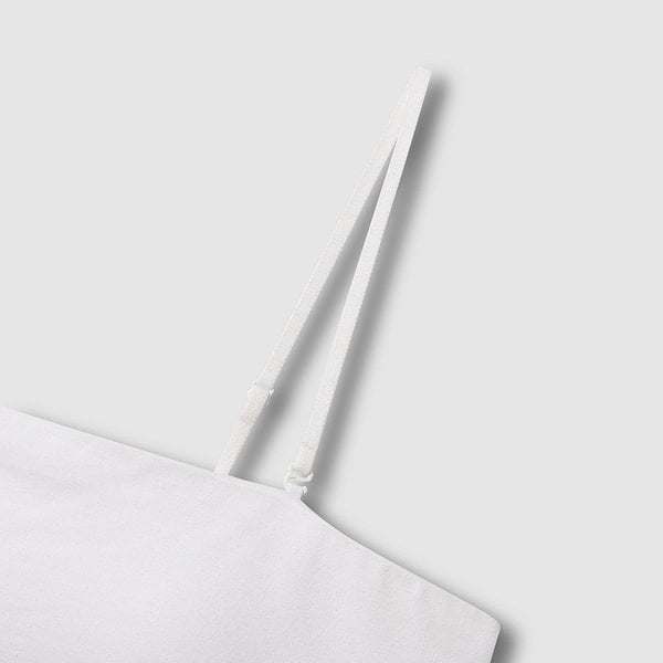 여 코튼 모달 튜브 크롭브라 J406201002001