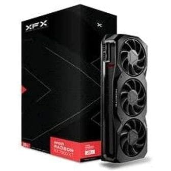  미국 XFX 그래픽카드 Radeon RX 7900XT Gaming Graphics Card with 20GB GDDR6 AMD RDNA 3 RX79T