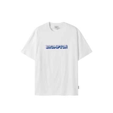 브롬톤 [브롬톤런던][P252UTS450]브롬톤 로고 반팔 티셔츠 BROMPTON LOGO SHORT SLEEVE - WHITE