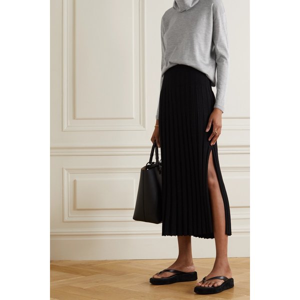 Convertible Wool And Silk-blend Turtleneck Sweater 그레이 11452292645933962