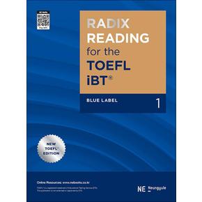 Radix Reading for The TOEFL iBT Blue Label 1