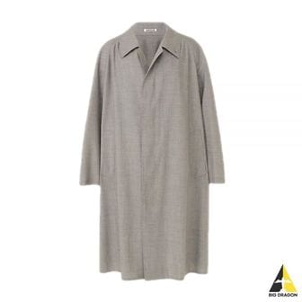 오라리 오라리 SUPER FINE TROPICAL WOOL SOUTIEN COLLAR COAT (A23SC01WT TOPGRAY) (슈퍼 파인