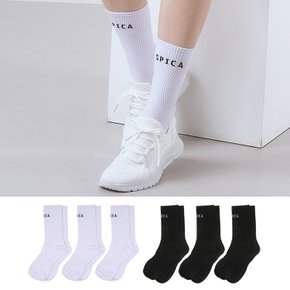 3켤레세트 리브드 데이 크루삭스 SPASC24001