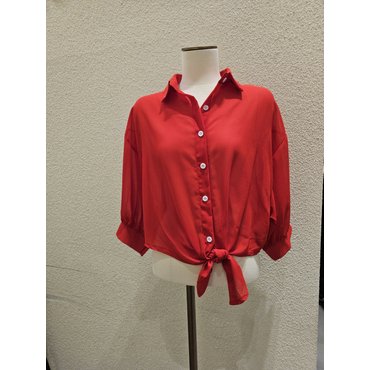 메종블랑쉬 쉬폰묶음블라우스 M252MBL655k