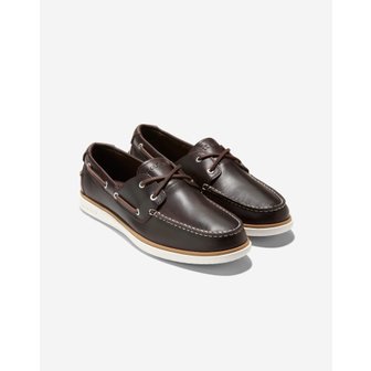 콜한 COLEHAAN [24FW] [GRANDPRØ BOAT SHOE] 브라운 남성 로퍼 CHSO4F082W2