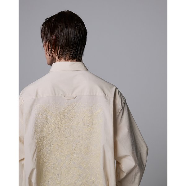 [파주점] 컬렉션 PURE REBEL 엠브로이드 코쿤 셔츠 SG2SH703CR