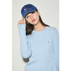 [장원영PICK] 공용 헤리티지 데님 볼캡 T32E7AHT02TMT2 TOMMY JEANS