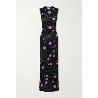 스텔라맥카트니 스텔라매카트니 플로럴 프린트 니트 미디 원피스 46376663163023405