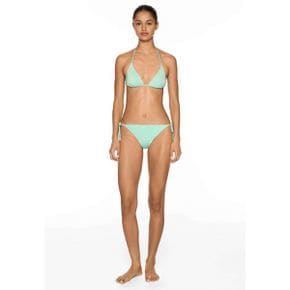 4813201 OYSHO WITH TIES - Bikini bottoms green