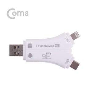 USB 3.1 스마트폰 카드리더기(4 in 1) IE240