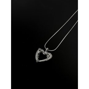 Oil paint Heart Necklace