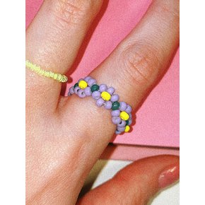 Lilac Flowers Beads Ring 비즈반지