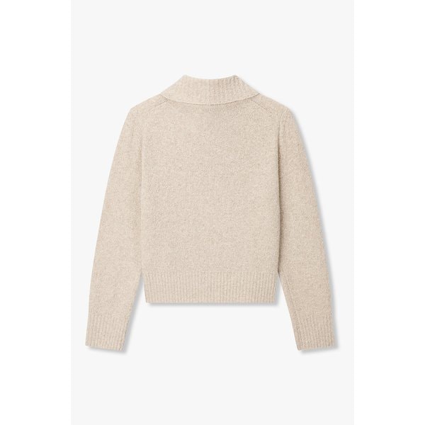 울 블렌드 부클레 카라 집업 IA16146120108