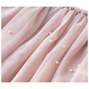 Tutu Bead Skirt-Blush