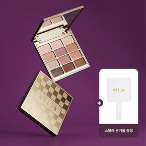 [스틸라] 매트 앤 메탈 아이섀도우 팔레트+GIFT메쉬3종브러쉬세트