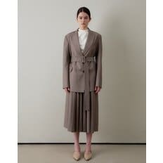 TWO WAY BELT JACKET COCOA 투 웨이 벨트 자켓 코코아