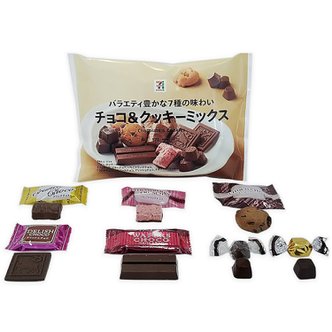  일본 세븐일레븐 7프리미엄 초코 ＆ 쿠키 믹스 175g