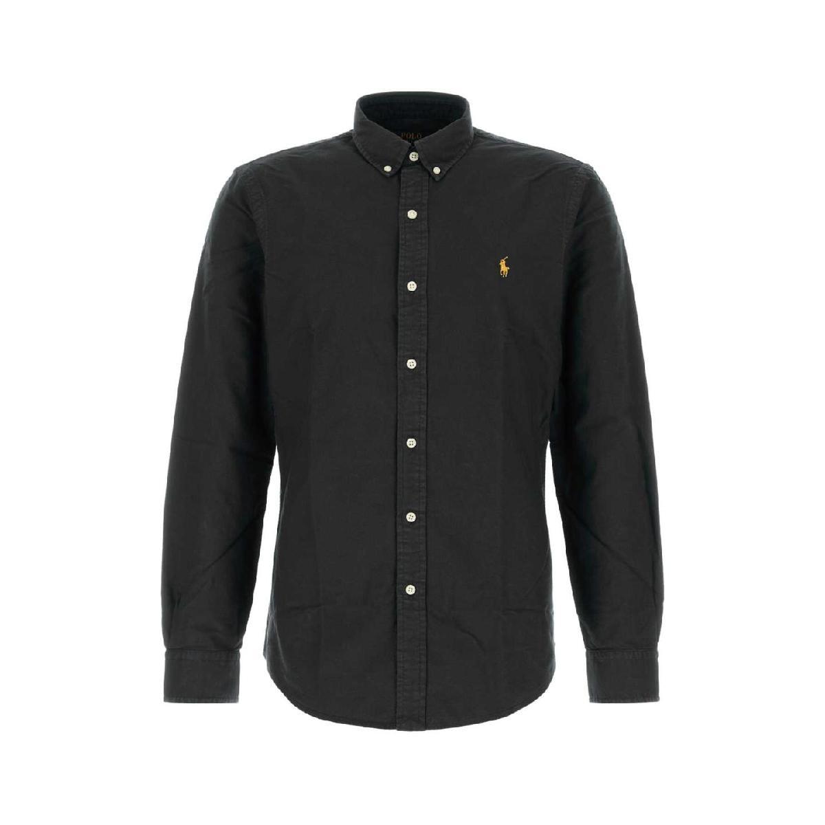 폴로 랄프로렌 Black oxford shirt 710767828 006 BLACK [관