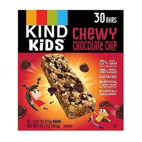 카인드 키즈 츄이 초콜릿칩 그래놀라바 KIND Kids Granola Bars 30개입