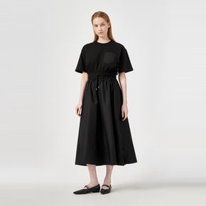 [공식][타미힐피거] 포플린 믹스 미디 드레스 (T22D6TDR004WT1BDS)