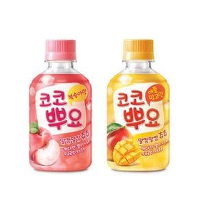 코코뿌요 복숭아 애플망고 280ml x 2선택 코코뿌요 복숭아 애플망고 젤리