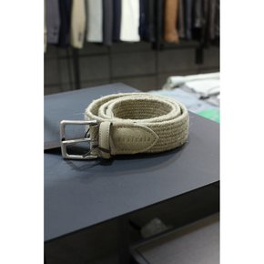 이태리직수입 스웨이드스트라우스 오트밀꽈배기벨트 f-gbelt51om