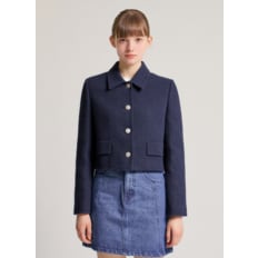 시스티나 [24 S/S] 메탈 트위드 크롭 자켓 AWWJKO11120