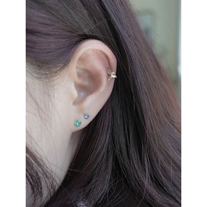 14k whale tail cubic piercing