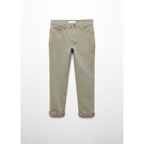 MANGO KIDS 바지 PERU5 57082512 Beige/Khaki