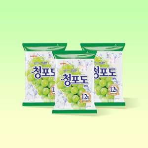 너만아는과자점 롯데제과 청포도 캔디 323g x 3개/ 사탕 간식