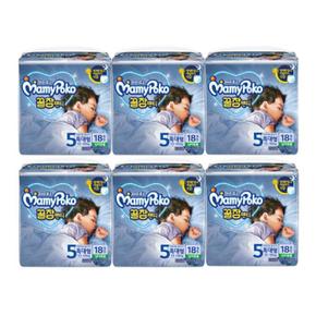 기저귀 꿀잠팬티 남녀공용 특대형 18p X 6팩