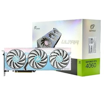 COLORFUL iGame 지포스 RTX 4060 ULTRA OC White D6 8GB