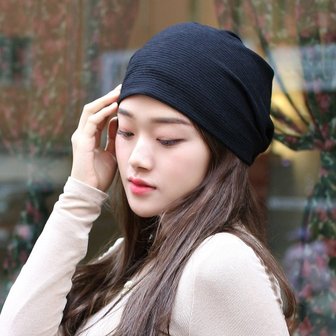 hat'scompany 심플콜드 여성 여름 비니 두건 머리 항암모자 조리모 위생모자