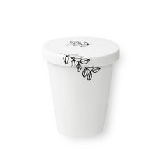 만세스 블랙 나뭇잎 라운드 컵세트 350ml